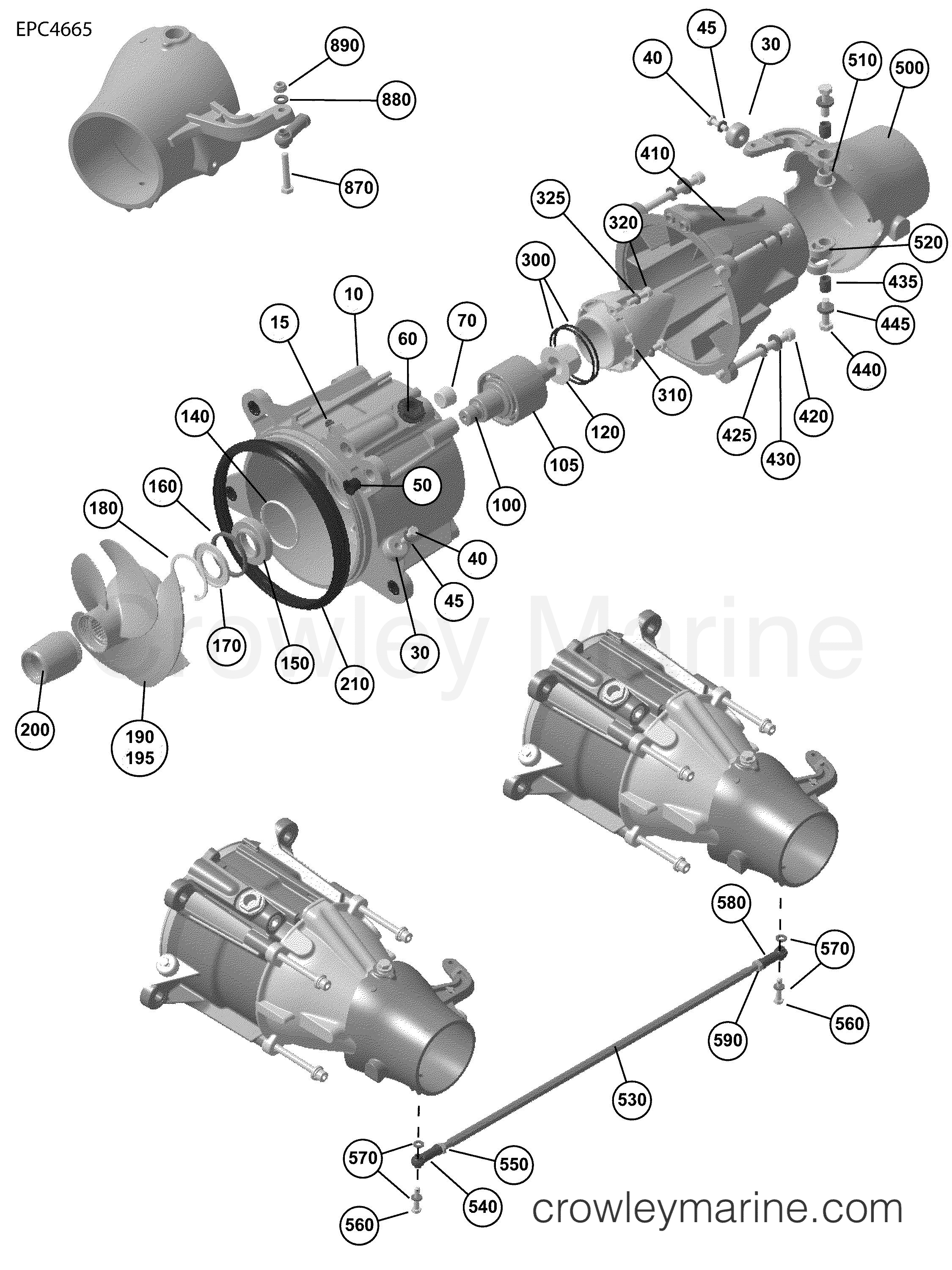 AB Rotax Powertrains 150 - 440017ABA JET PUMP section