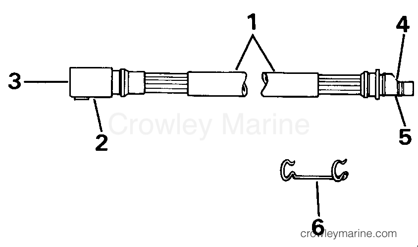 1986 Rigging Accessories - Electrical System - EXTENSION CABLE - TRIM/TILT