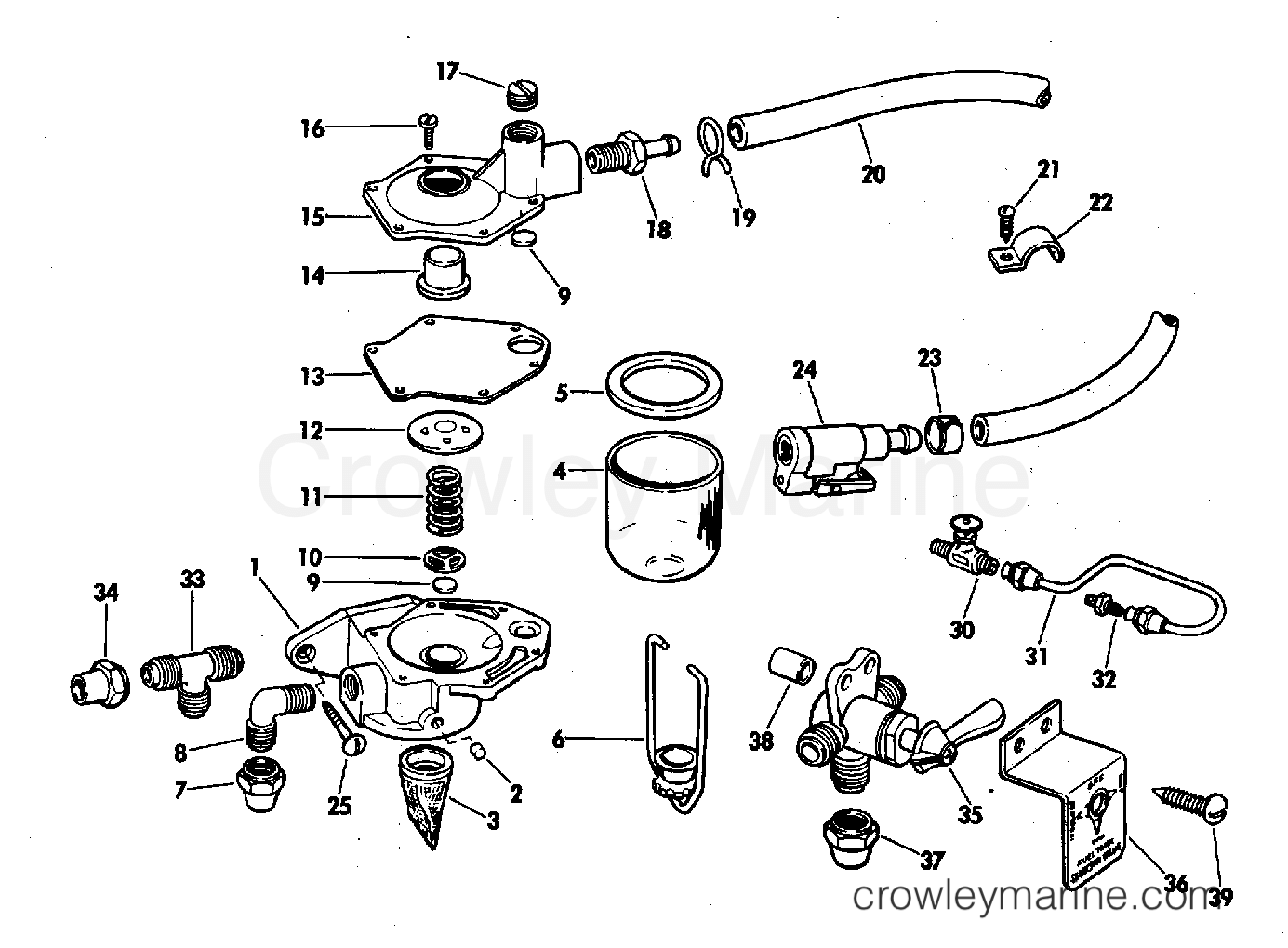 1973 Rigging Accessories - Fuel System - PRIMER PUMP KIT