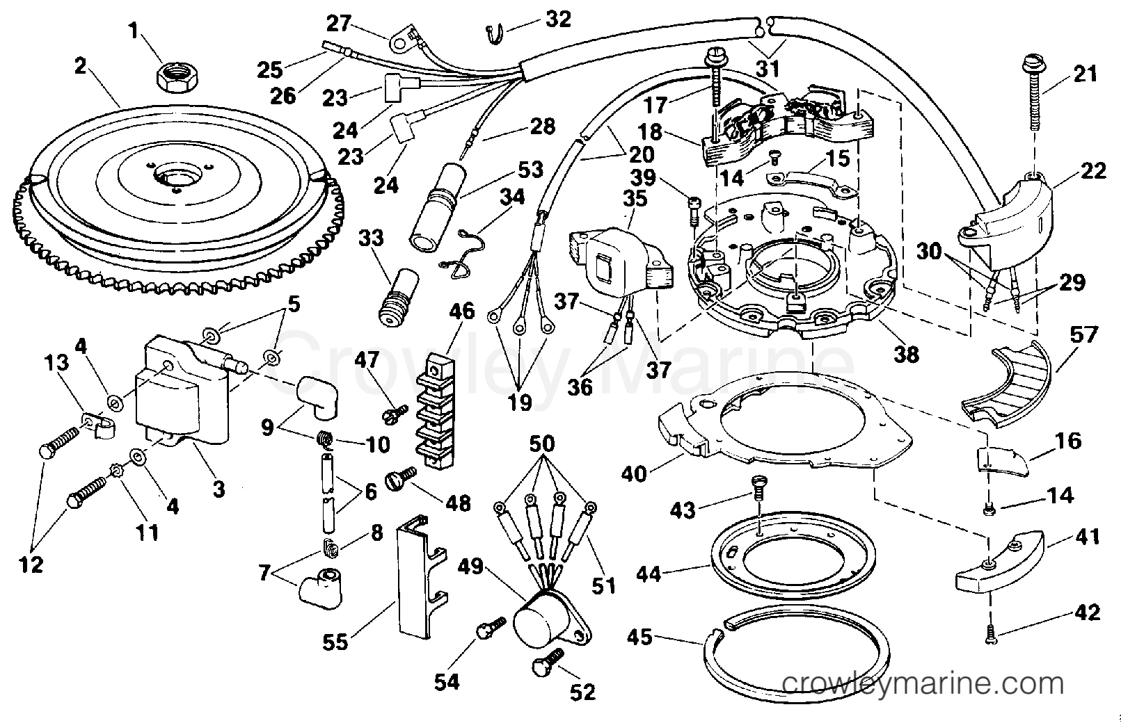 1991 Outboard 28 - J28ESLEIB - IGNITION