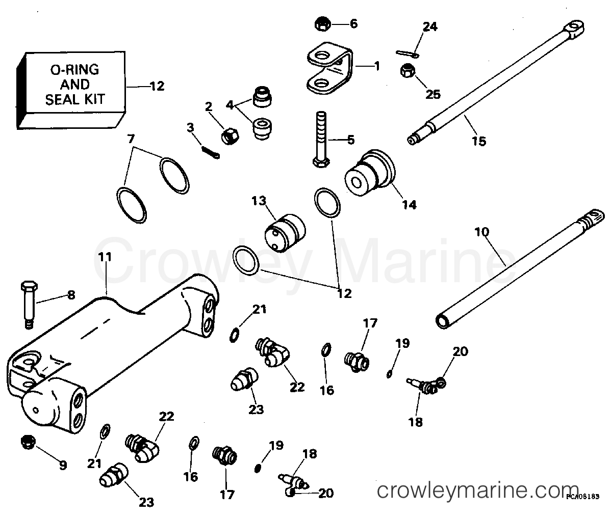 1996 Rigging Accessories - Steering - HYDRAULIC STEERING KIT