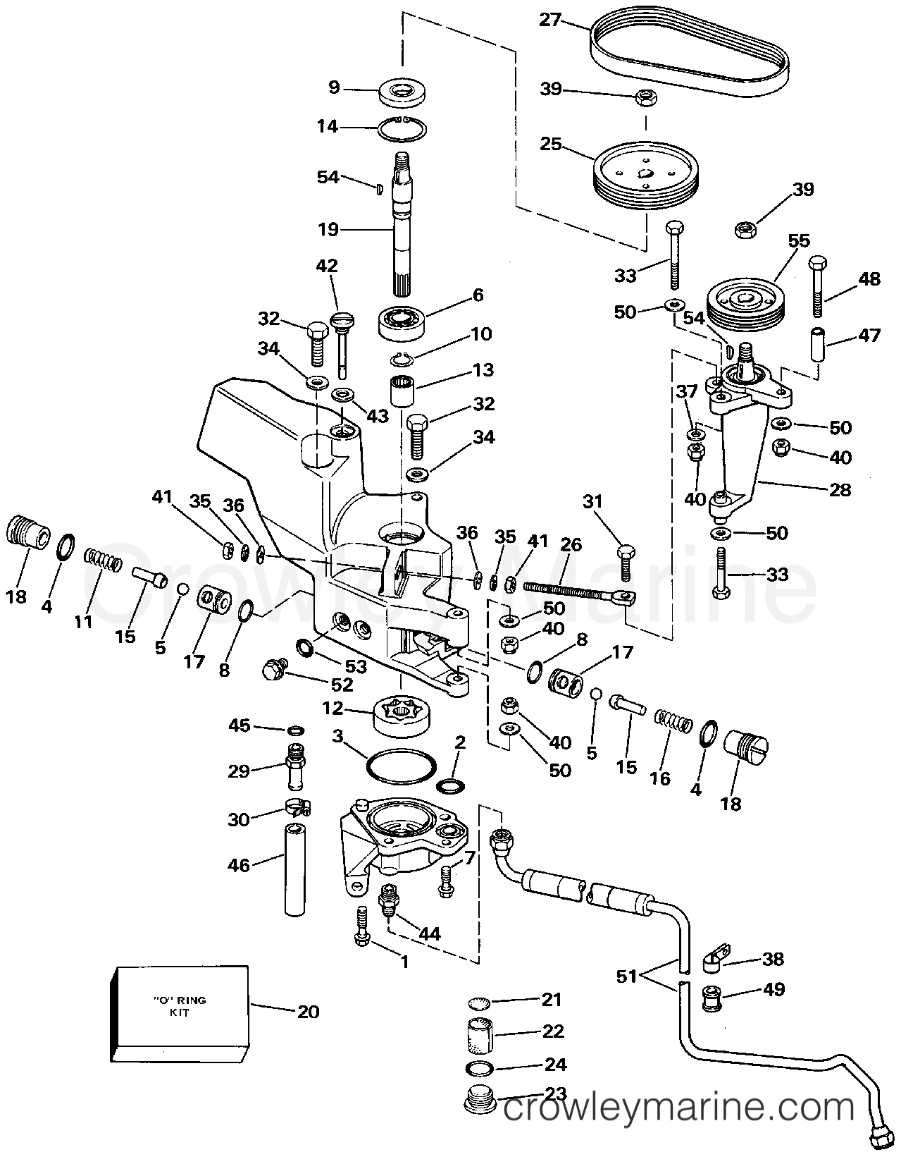 1988 Outboard 275 - J275PLCCA - PUMP ASSEMBLY