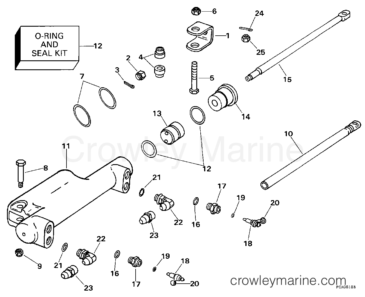 1997 Rigging Accessories - Steering - HYDRAULIC STEERING KIT