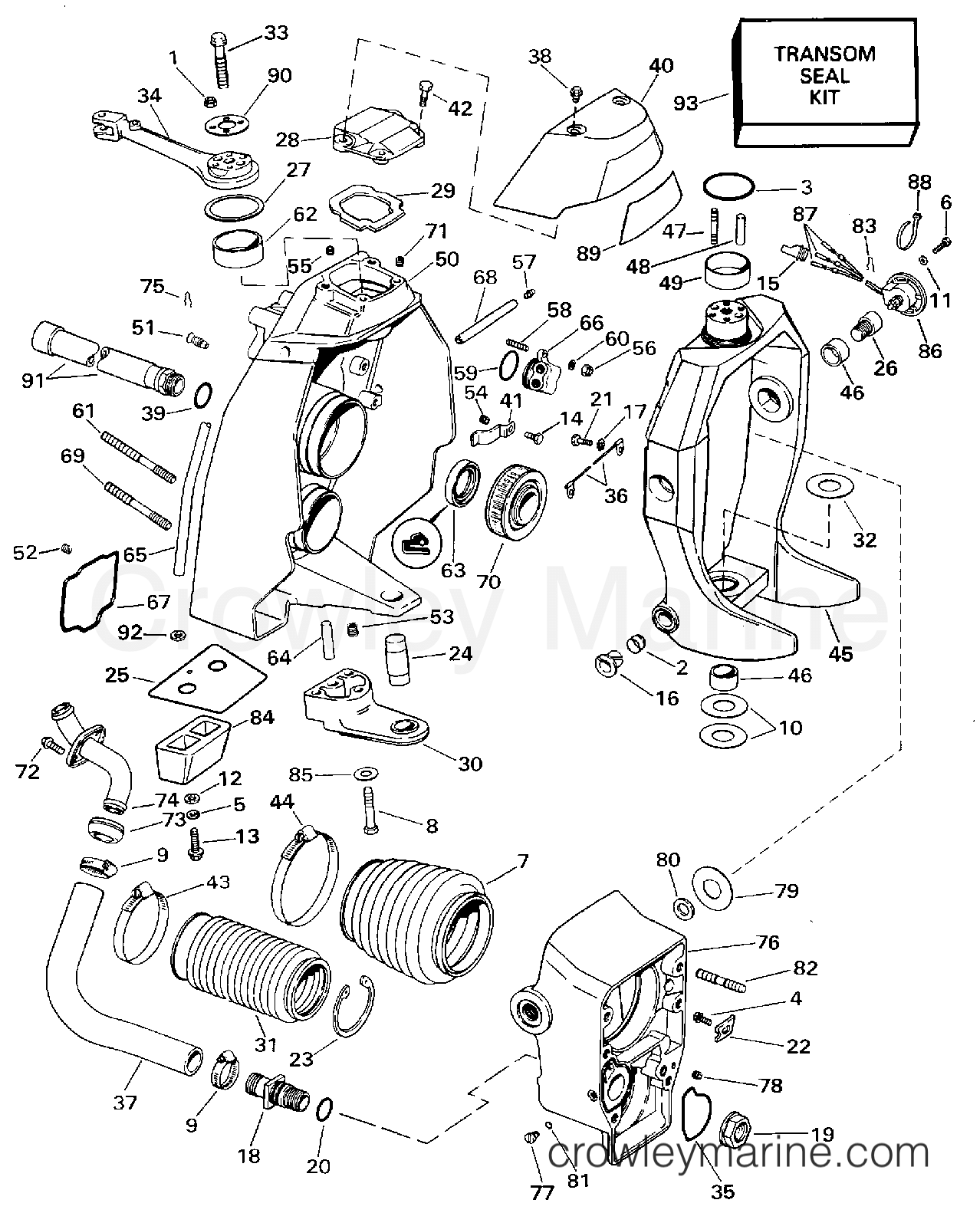 1997 Stern Drive 3 - 302CMLKD - TRANSOM MOUNT