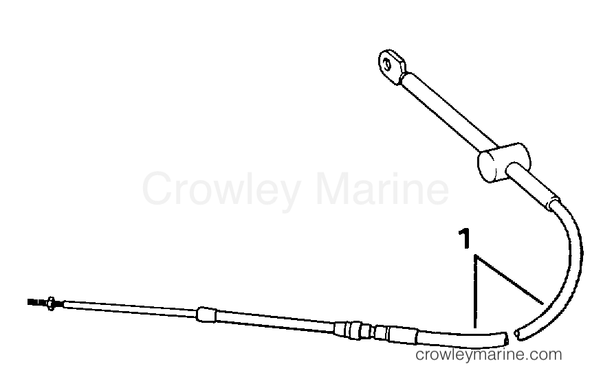 1998 Rigging OMC Stern Drive - All Models - CABLES
