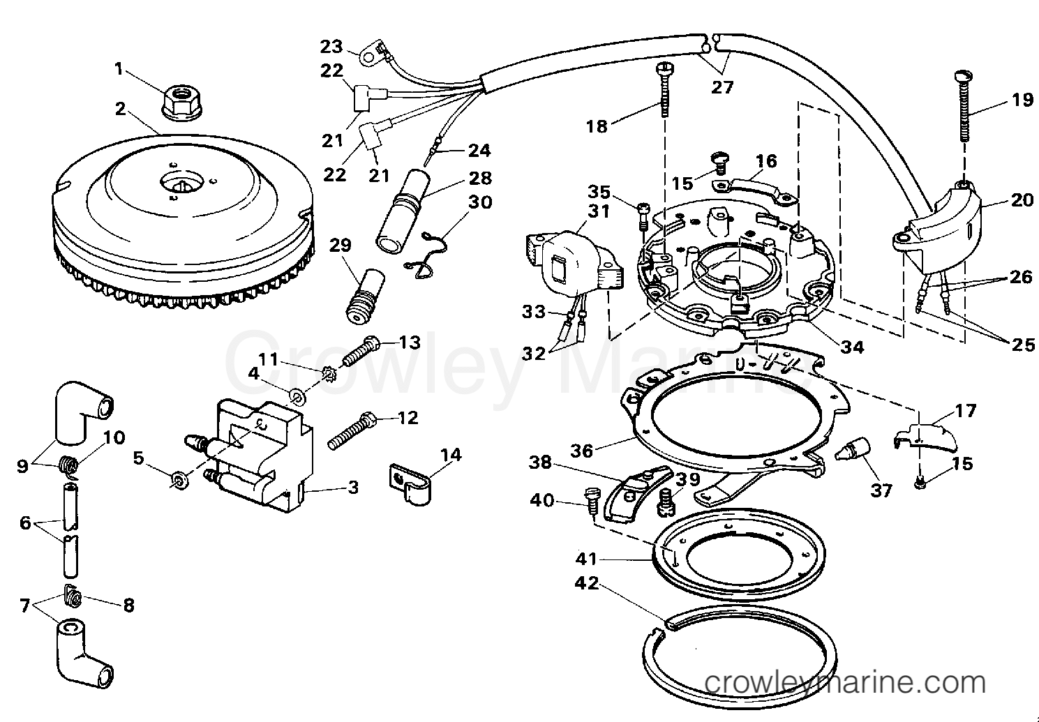 1989 Outboard 14 - VJ14RCEC - IGNITION