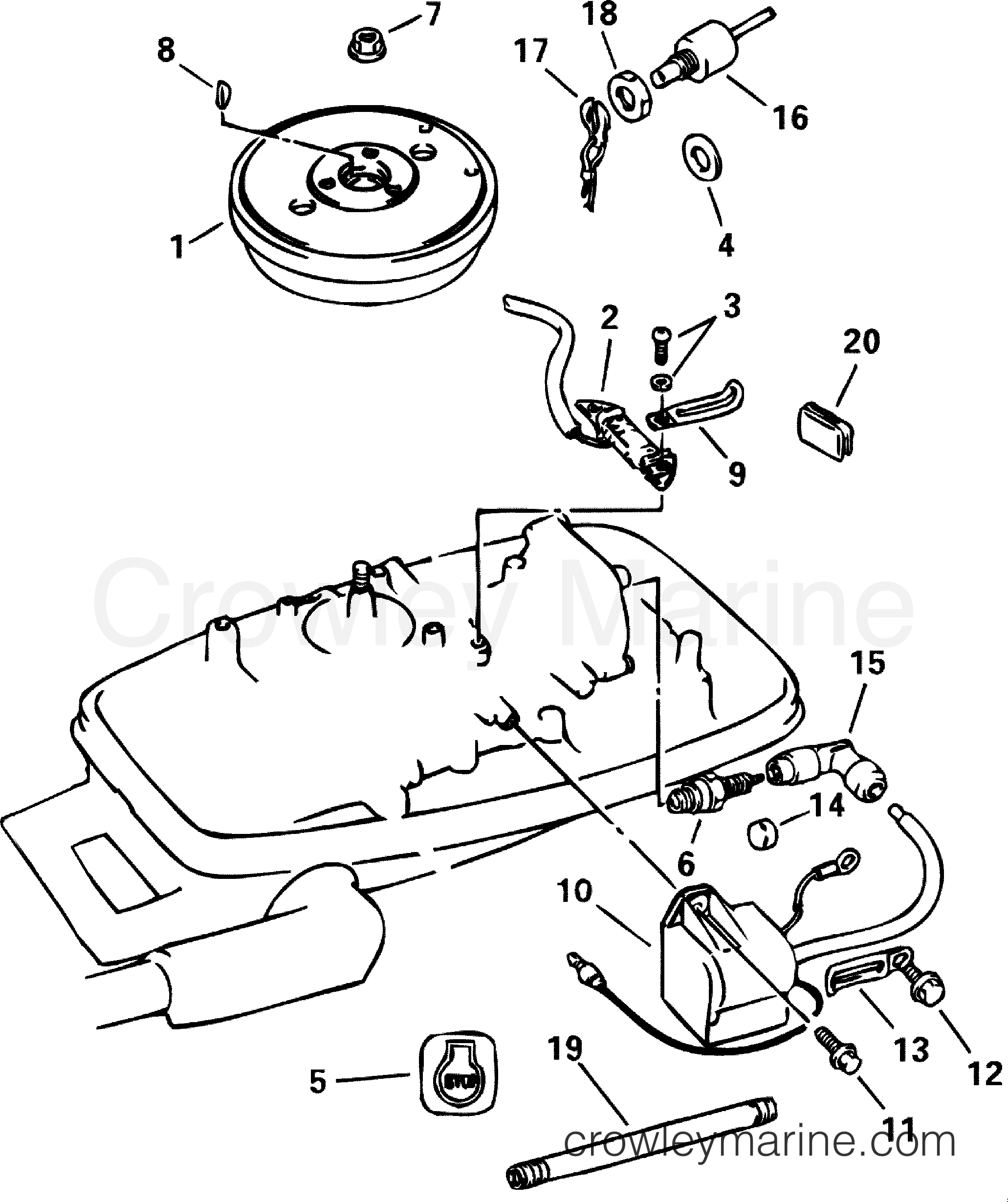 2001 Outboard 5 - J5RVSIM - IGNITION SYSTEM