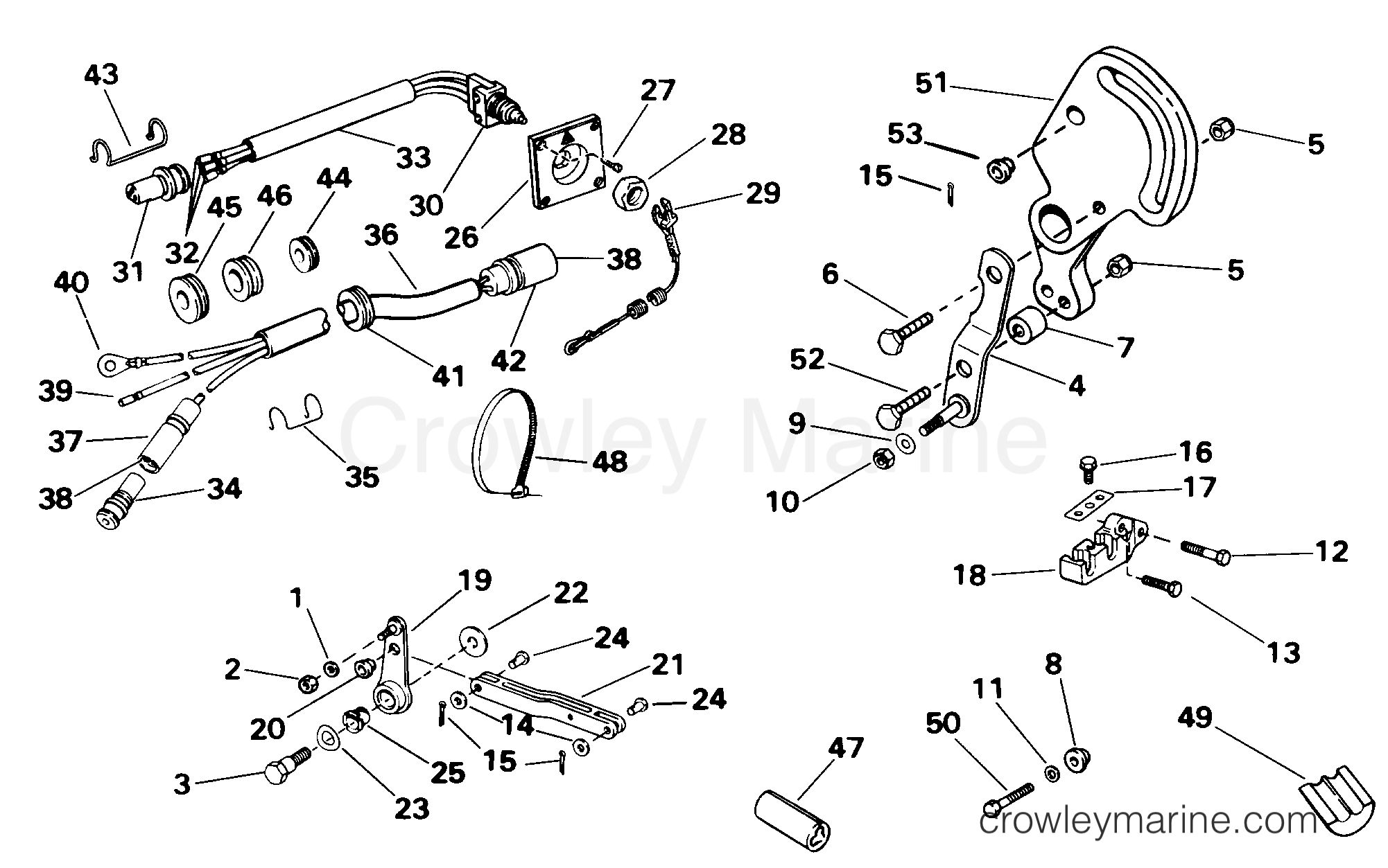 1998 Rigging Accessories - Remote Controls - REMOTE CONTROL ADAPTER KIT -- 40RP, 55