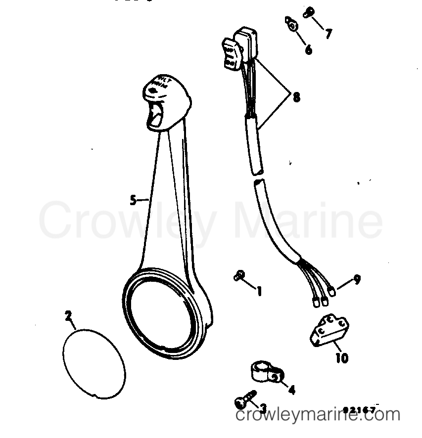 1982 Rigging Accessories - Miscellaneous - TRIM SWITCH CONVERSON KIT