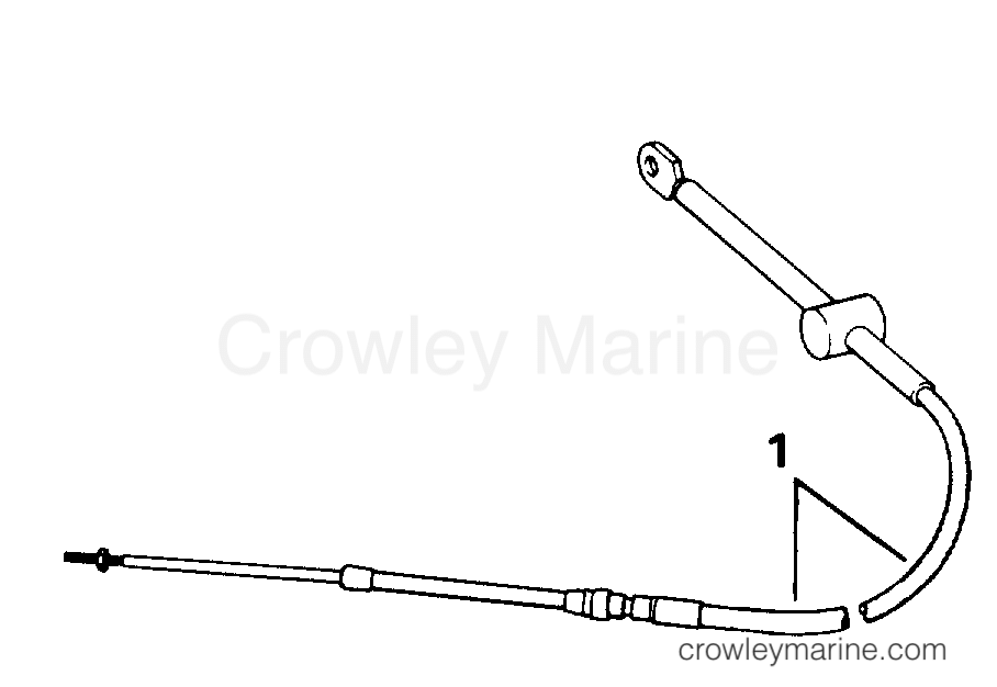 1996 Rigging OMC Stern Drive - All Models - CABLES