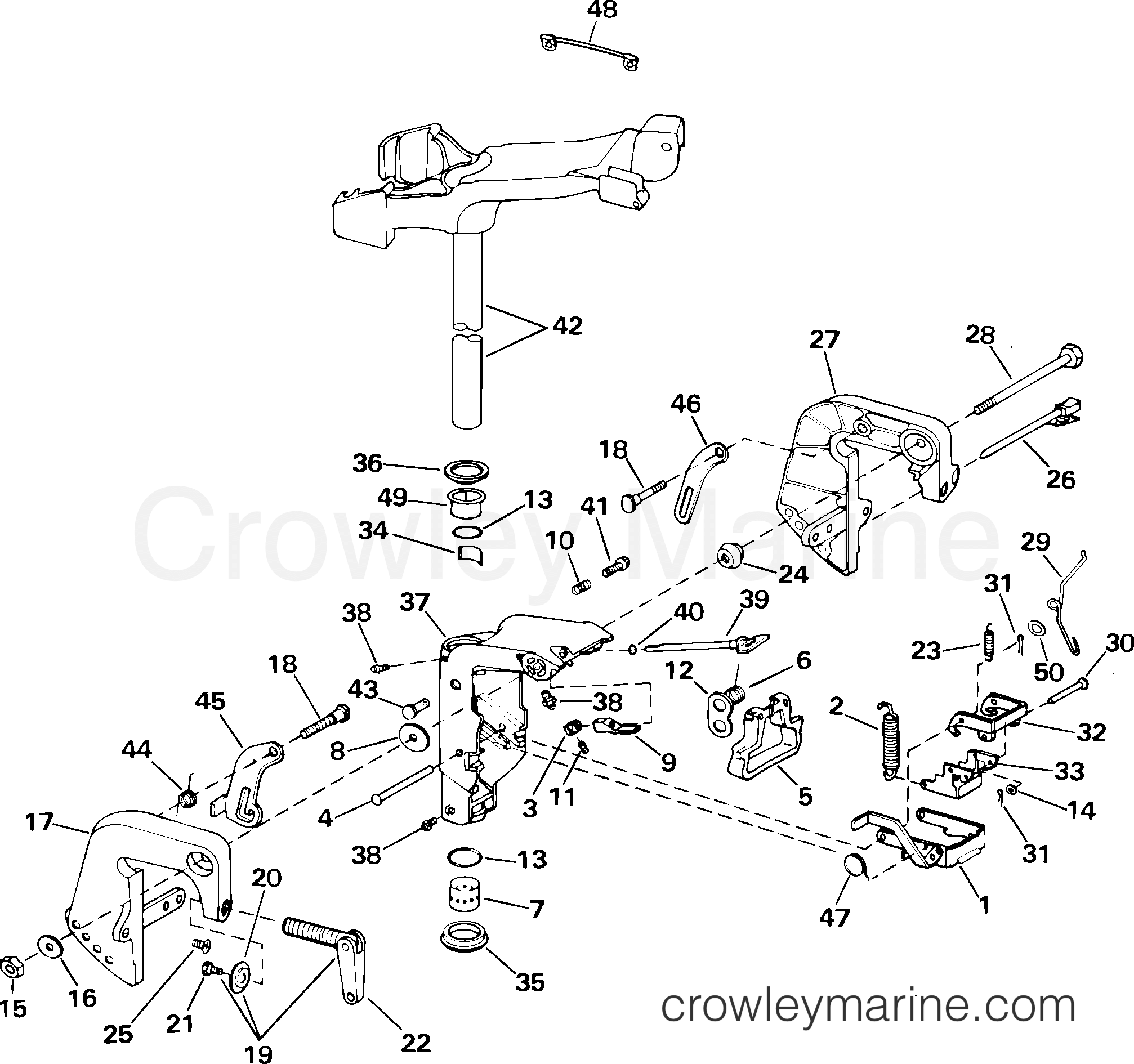 2004 Outboard 6 - J6RL4SRC - MIDSECTION
