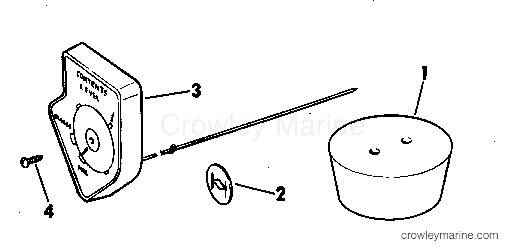 1973 Rigging Accessories - Fuel System - LEVEL INDICATOR KIT