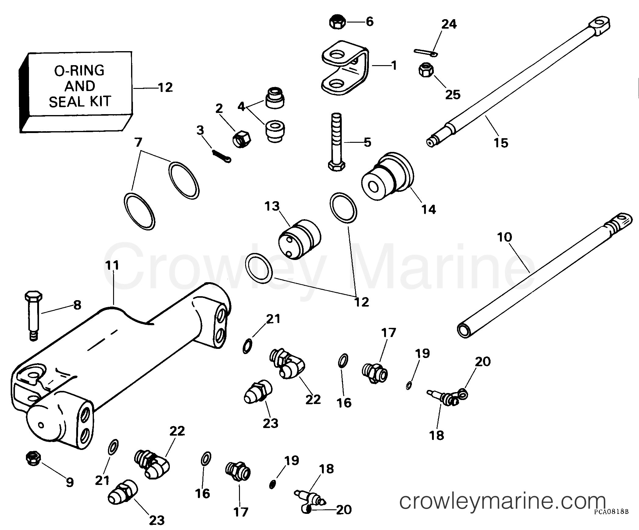 1998 Rigging Accessories - Steering - HYDRAULIC STEERING KIT