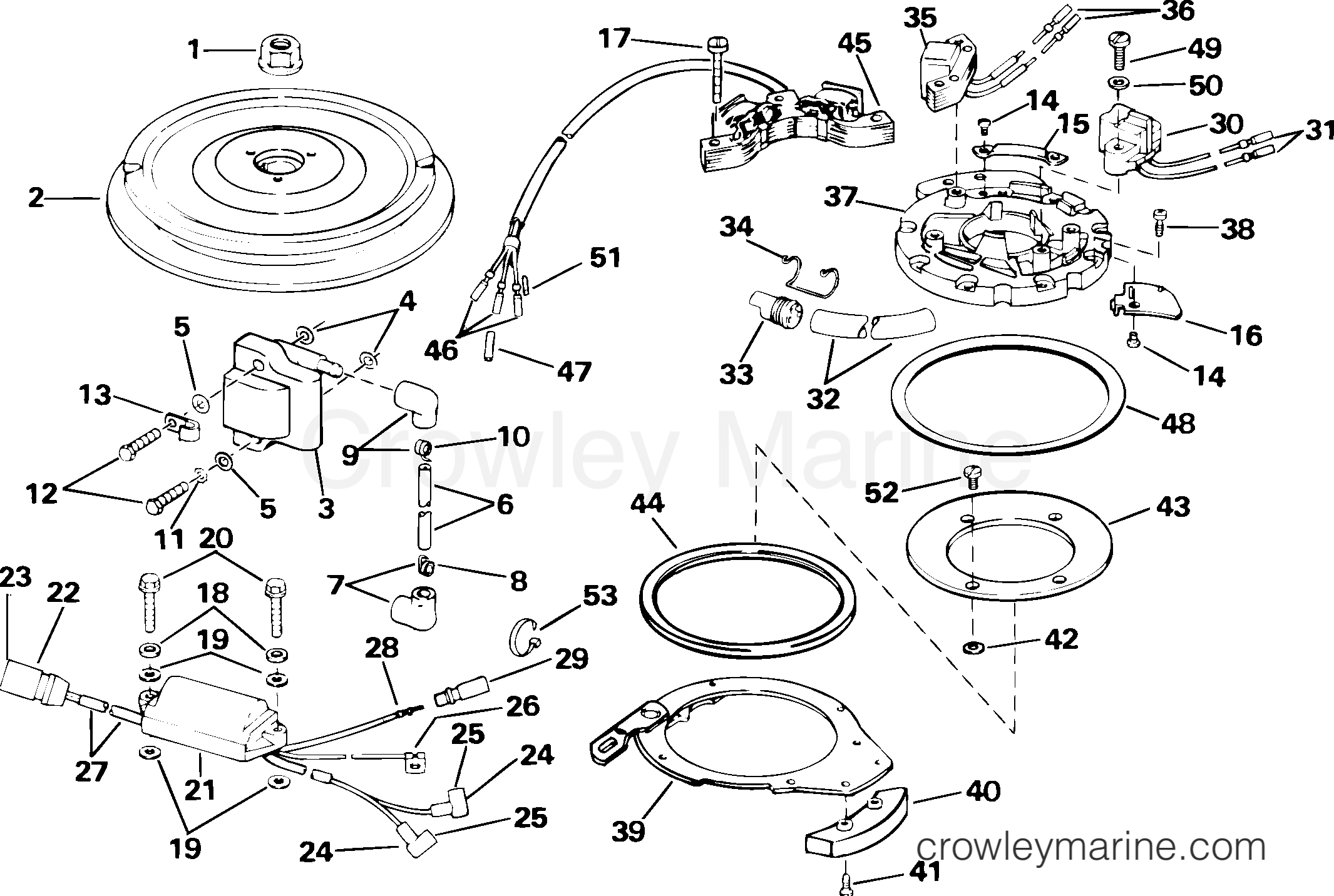 2003 Outboard 30 - J30MLSTS - IGNITION