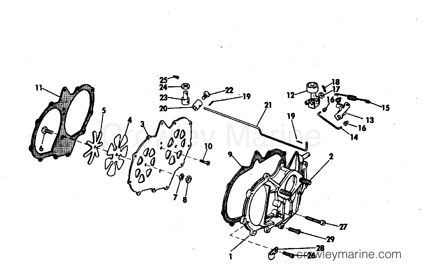 1972 Outboard 40 - 40E72E - INTAKE MANIFOLD