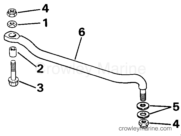 1993 Outboard 28 - J28ESLETD - STEERING LINK KIT