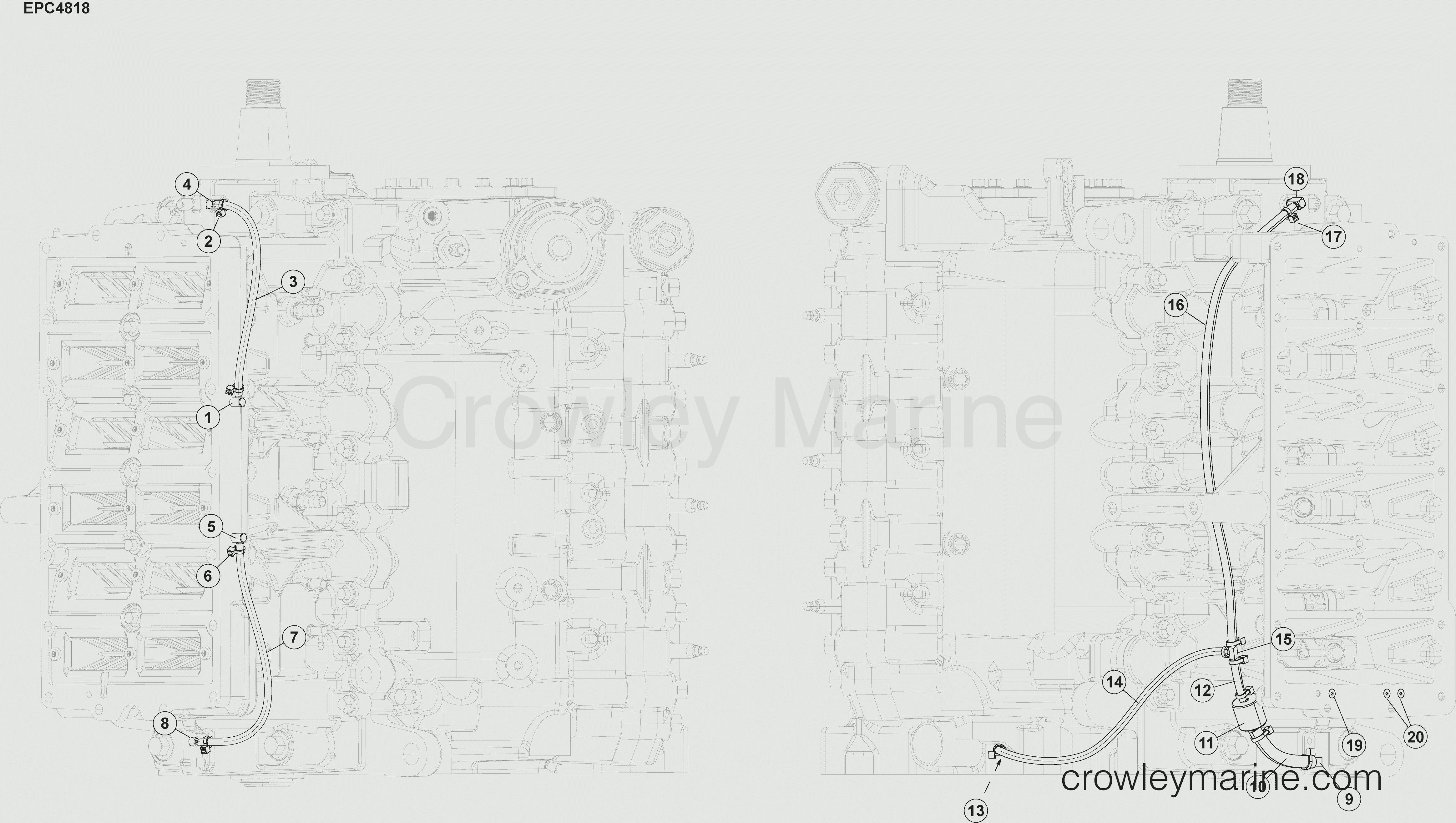 AA Outboard 150 - 2.7L - C150PXAAA - OIL RECIRCULATION SYSTEM