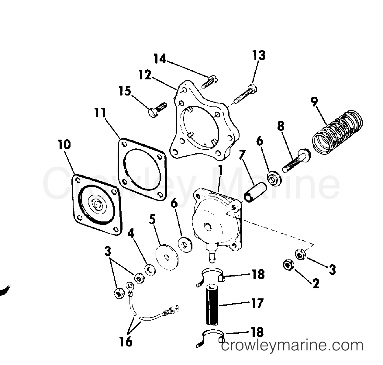 1976 Outboard 40 - 40E76A - CUTOUT SWITCH