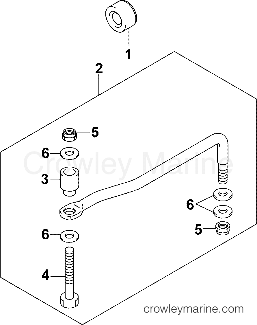 2005 Outboard 115 - J115PX4SOR, - STEERING AND CONTROL COMPONENTS