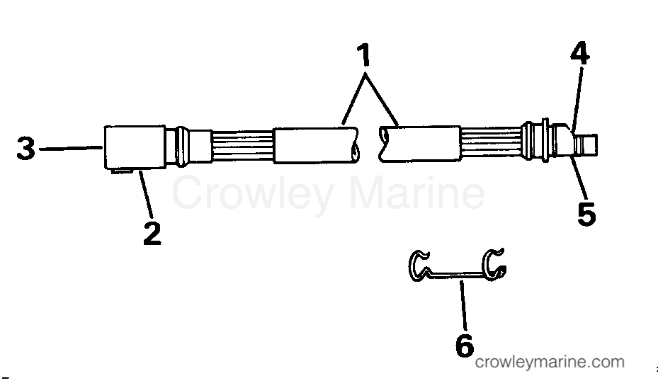 1988 Rigging Accessories - Electrical System - EXTENSION CABLE - TRIM/TILT