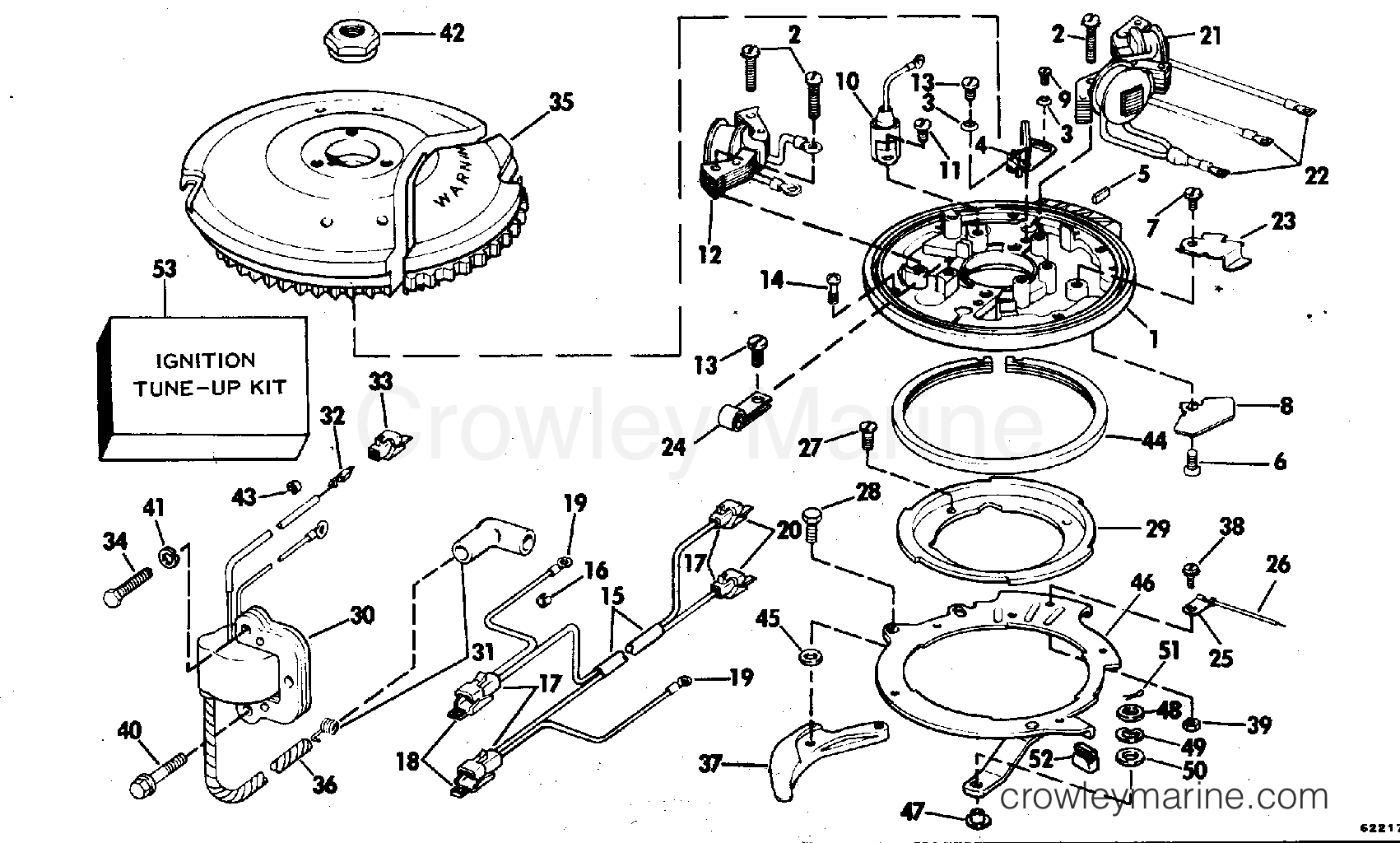 1976 Outboard 15 - 15E76A - MAGNETO