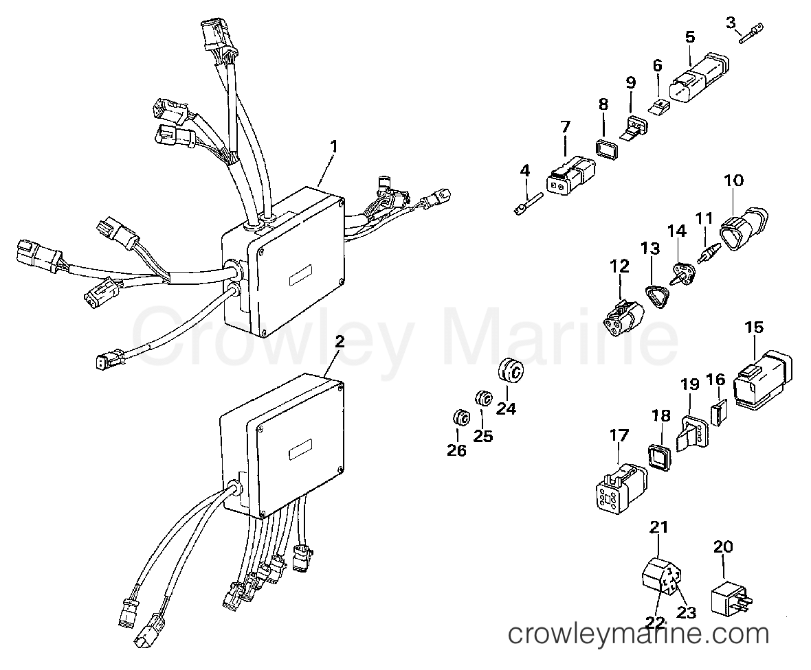 1997 Rigging Accessories - Electrical System - DUAL STATION TRANSFER BOX