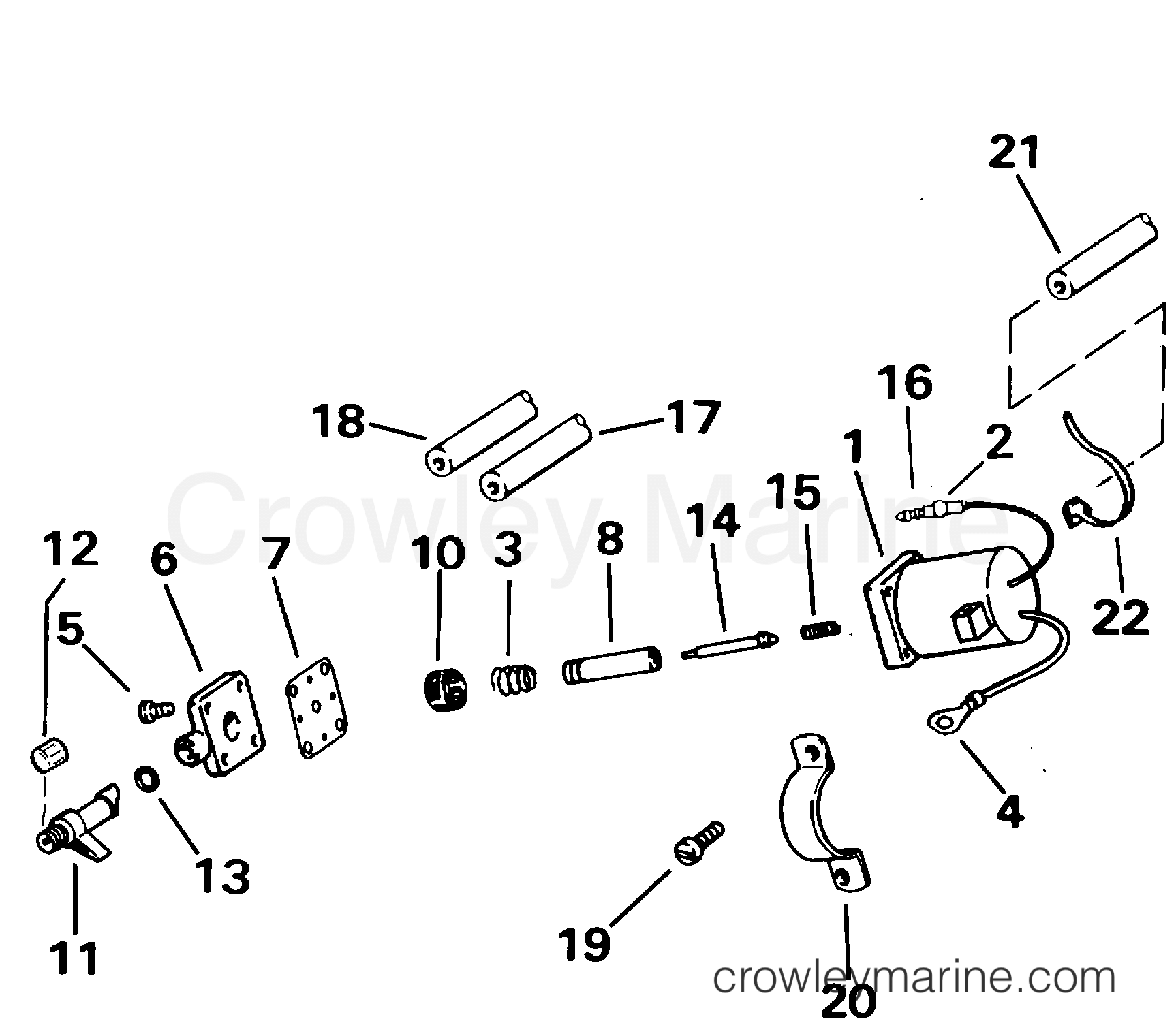 2000 Outboard 40 - J40RSSM - PRIMER SYSTEM - ELECTRIC START