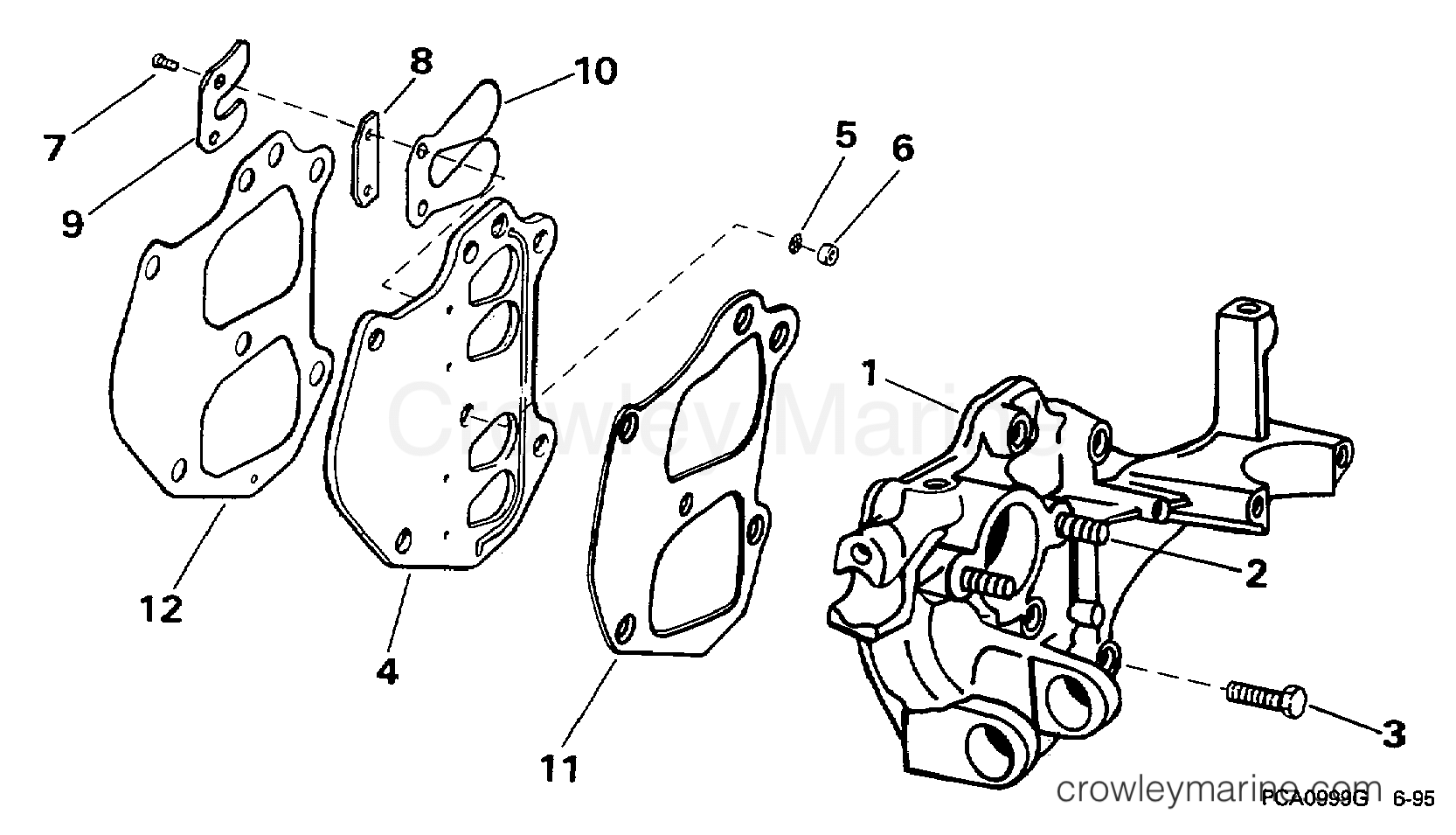 1998 Outboard 10 - SJ10RPLY - INTAKE MANIFOLD