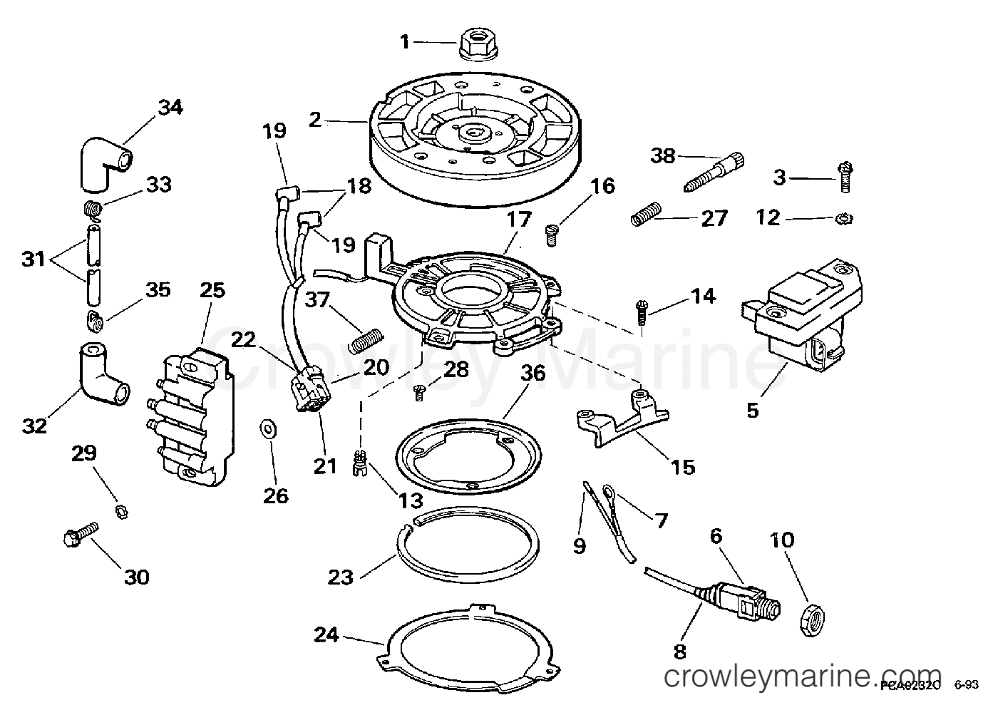 1997 Evinrude Outboards 3 - E3REUC IGNITION section