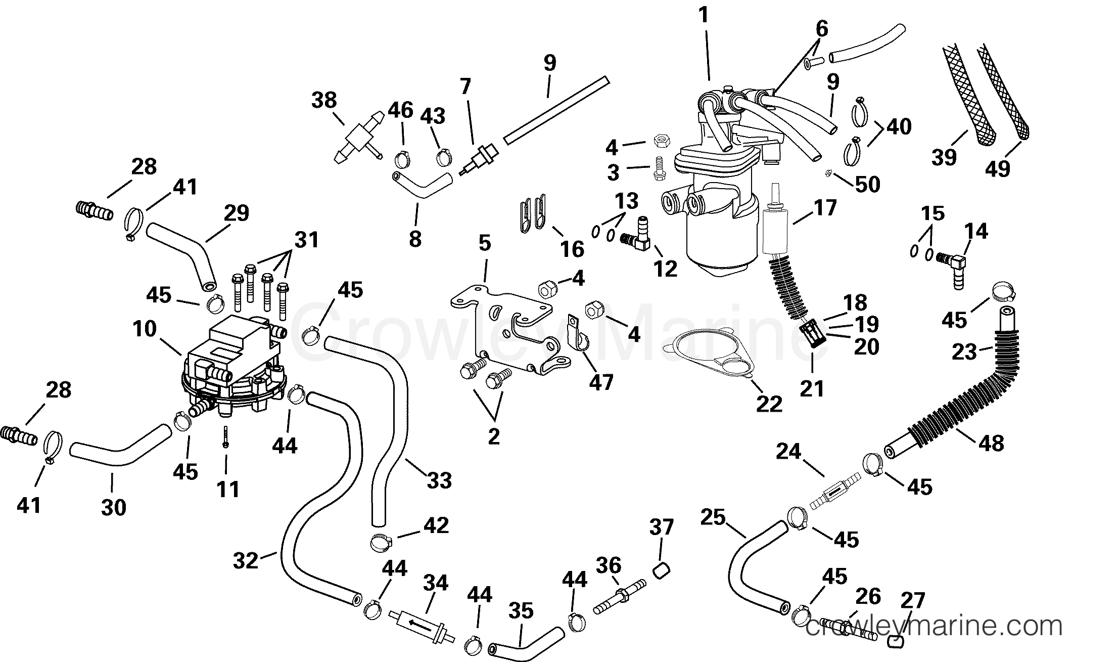 2006 Outboard 115 - E115FPXSDS - OILING SYSTEM