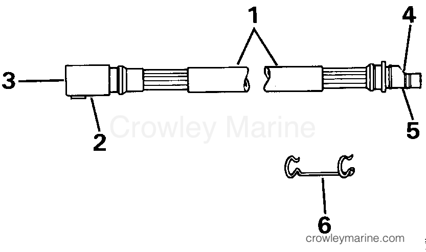 1985 Rigging Accessories - Electrical System - EXTENSION CABLE - TRIM/TILT