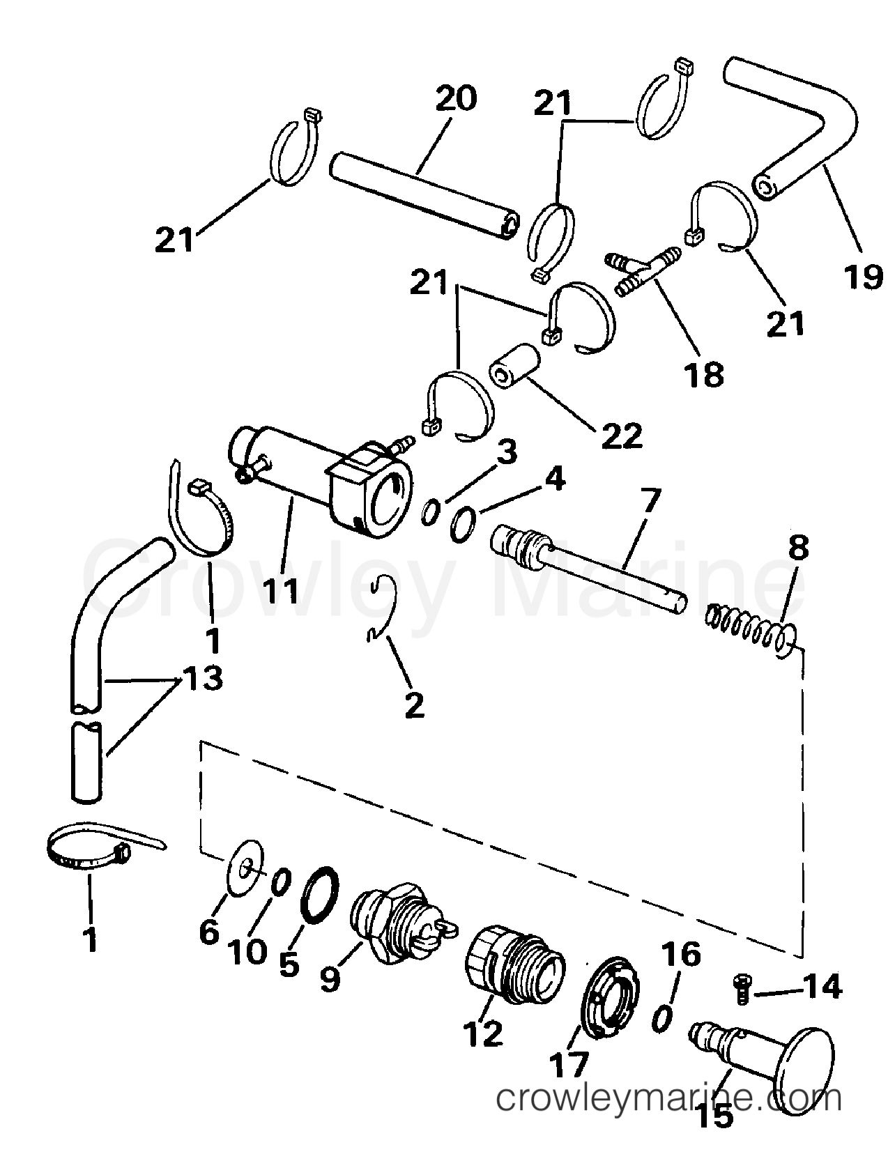1989 Outboard 30 - J30RLCED - PRIMER SYSTEM
