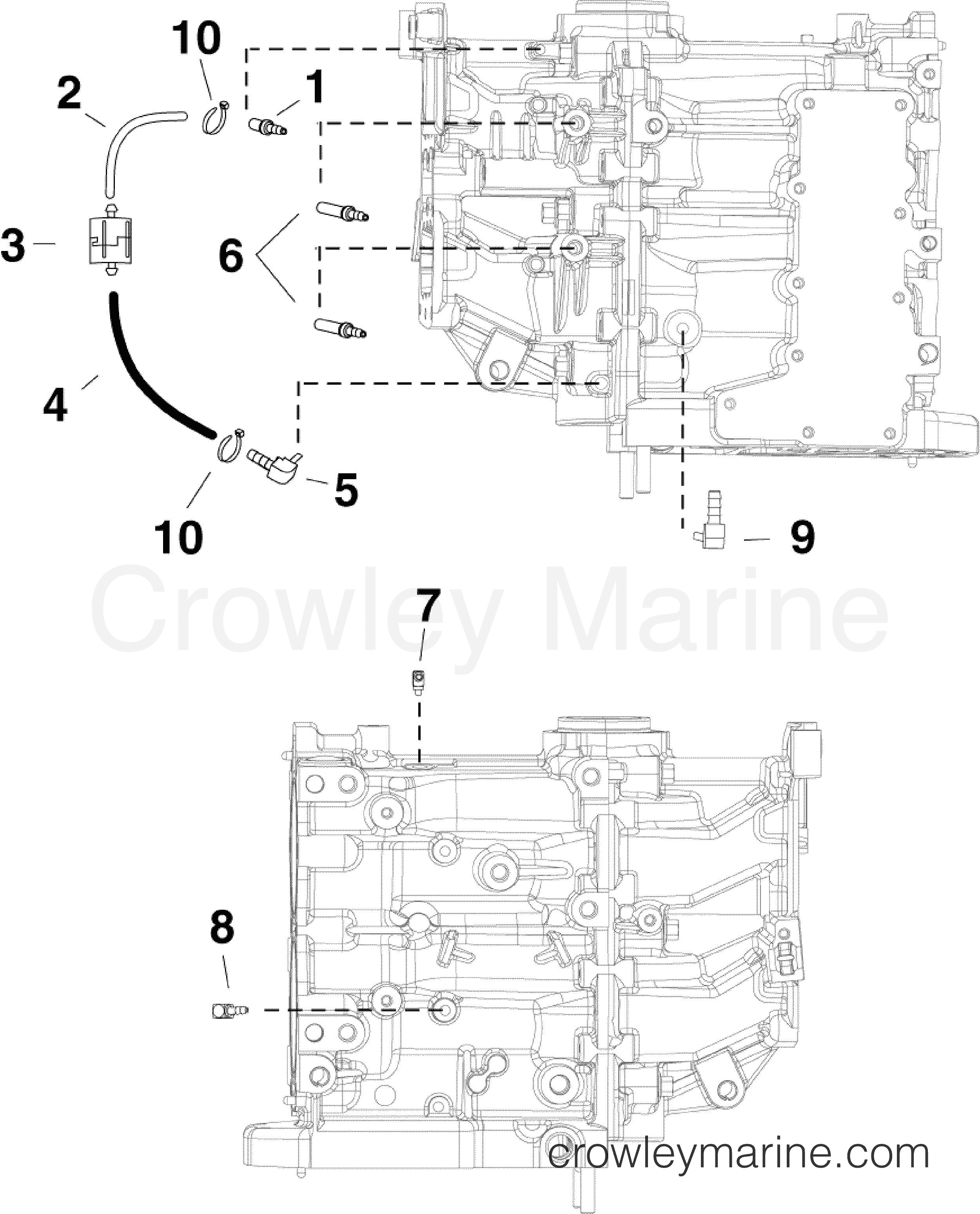 AA Outboard 25 - E25DRSAAA - OIL RECIRCULATION SYSTEM