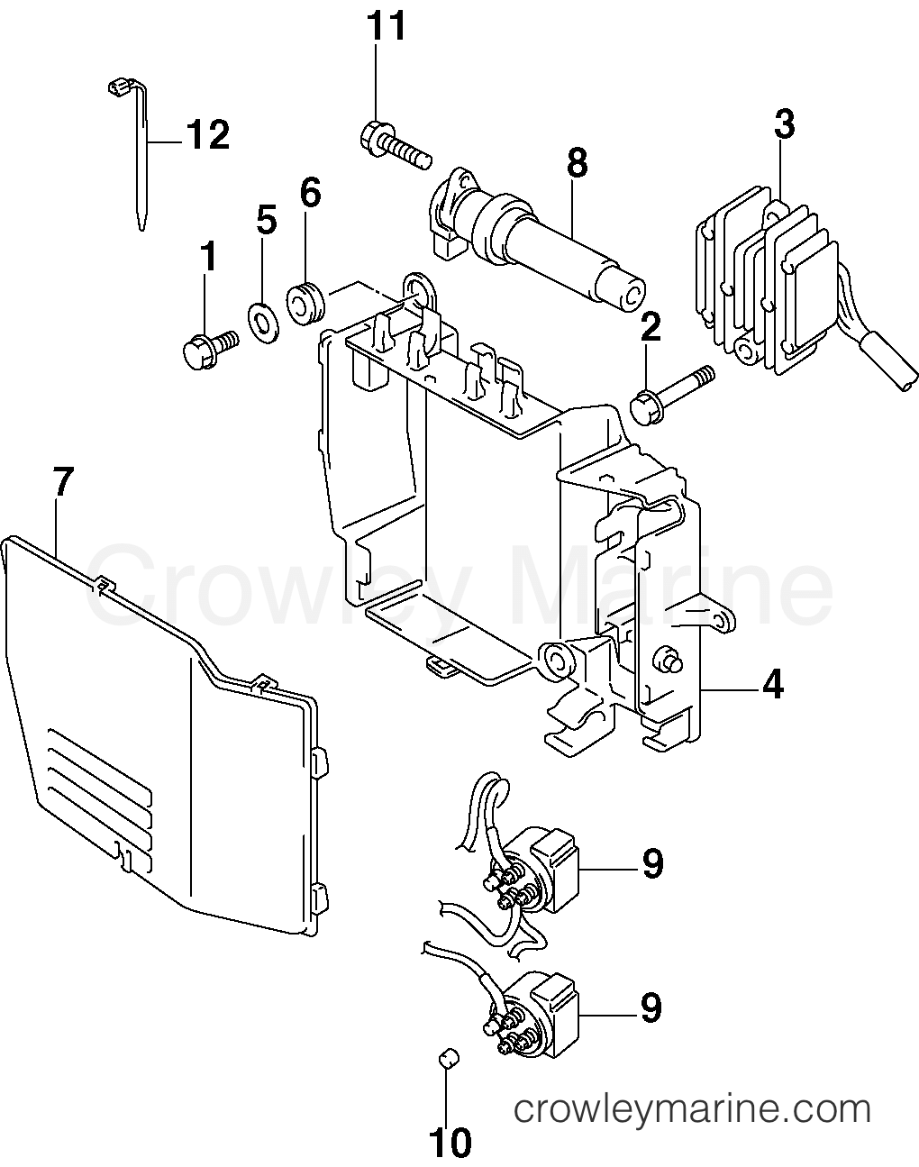 2002 Outboard 40 - J40PL4SNF - IGNITION COIL