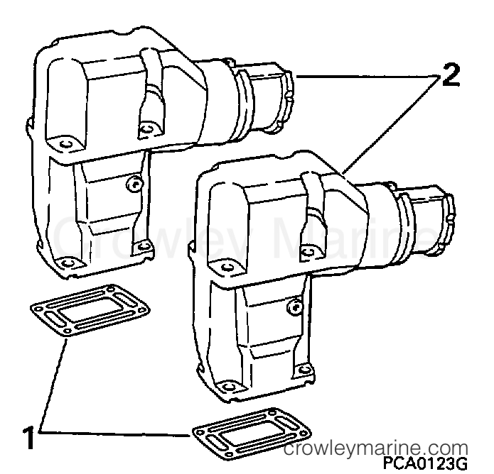 1997 Rigging OMC Stern Drive - All Models - HIGH RISE KIT