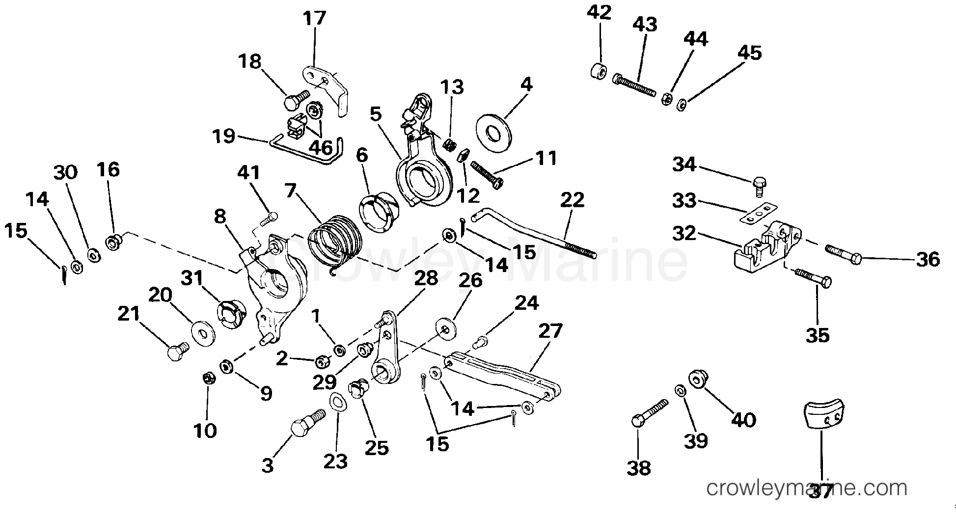 1987 Rigging Accessories - Remote Controls - REMOTE CONTROL ADAPTER KIT 40 - 55