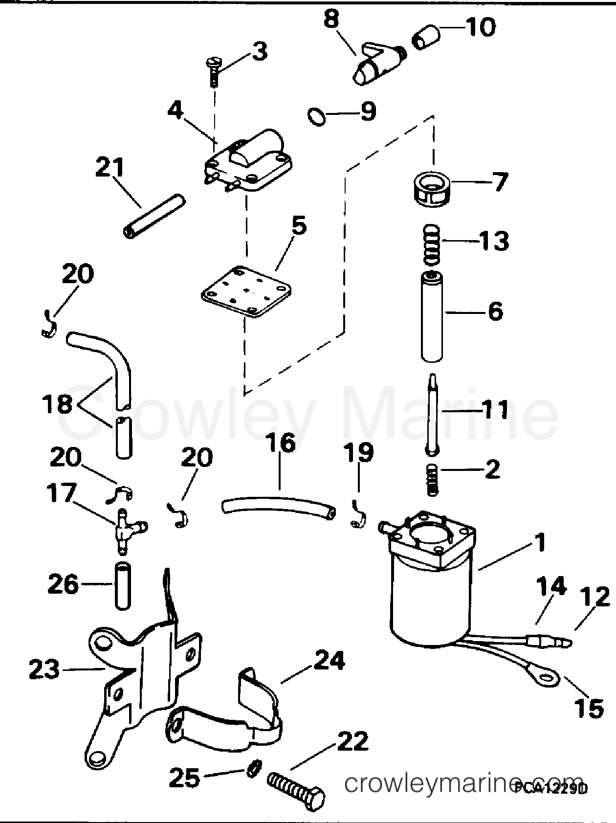1996 Outboard 9.9 - BJ10FAEDC - ELECTRIC PRIMER SYSTEM