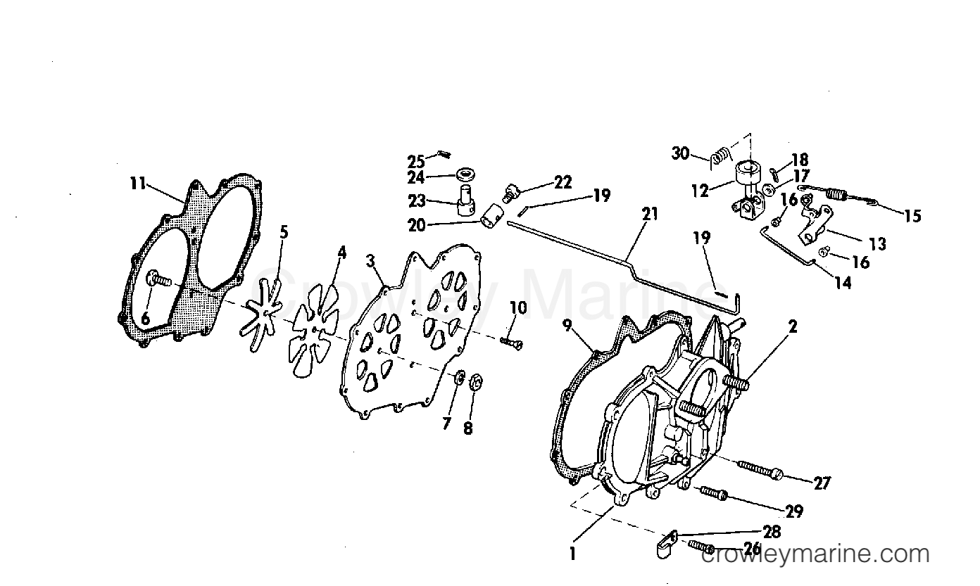 1976 Outboard 40 - 40E76A - INTAKE MANIFOLD