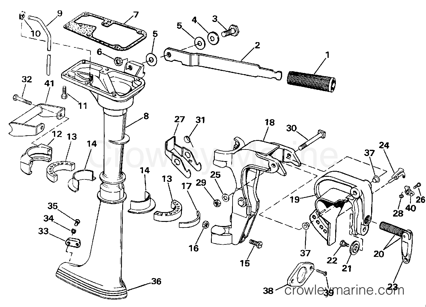 1990 Outboard 1.2 - JCO-ESE - MIDSECTION