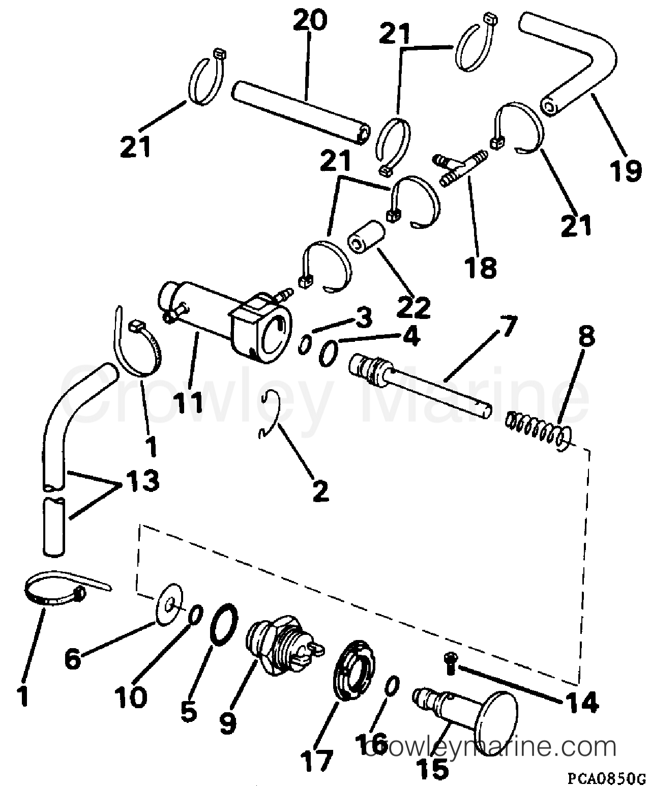 1996 Outboard 30 - E30REDE - PRIMER SYSTEM