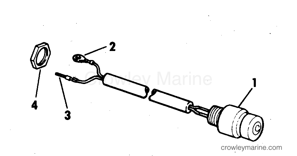 1978 Outboard 15 - 15855B - SHORTING SWITCH