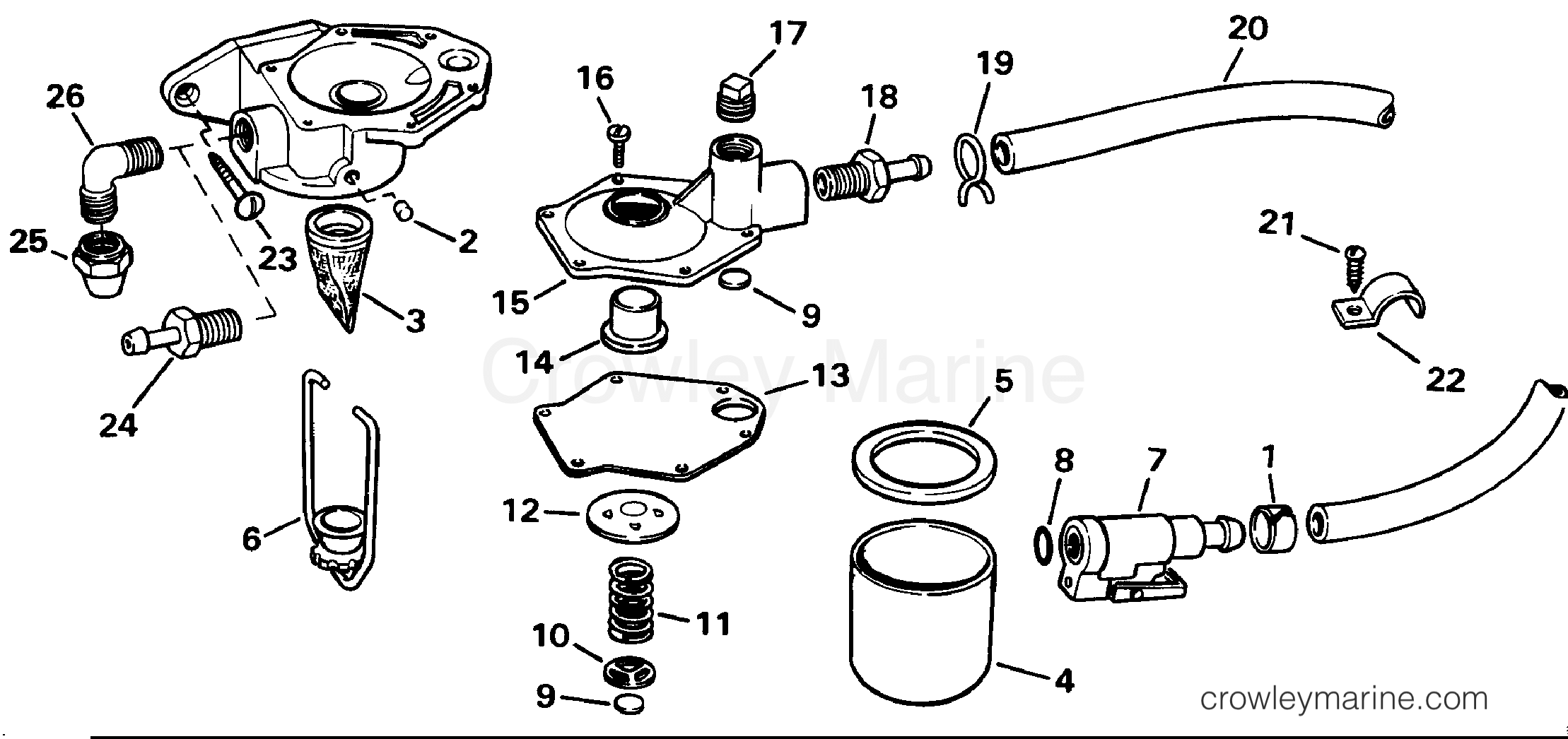 1993 Rigging Accessories - Fuel System - PRIMER PUMP KIT