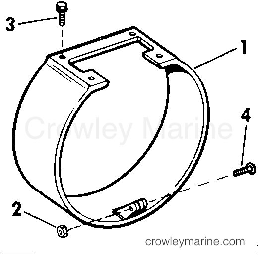 1990 Rigging Accessories - Miscellaneous - PROPELLER GUARD KIT - 9.9 & 15