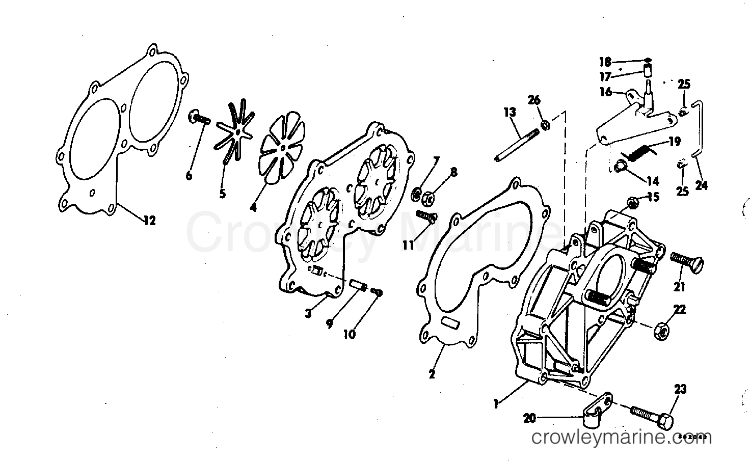 1982 Outboard 35 - E35ECND - INTAKE MANIFOLD