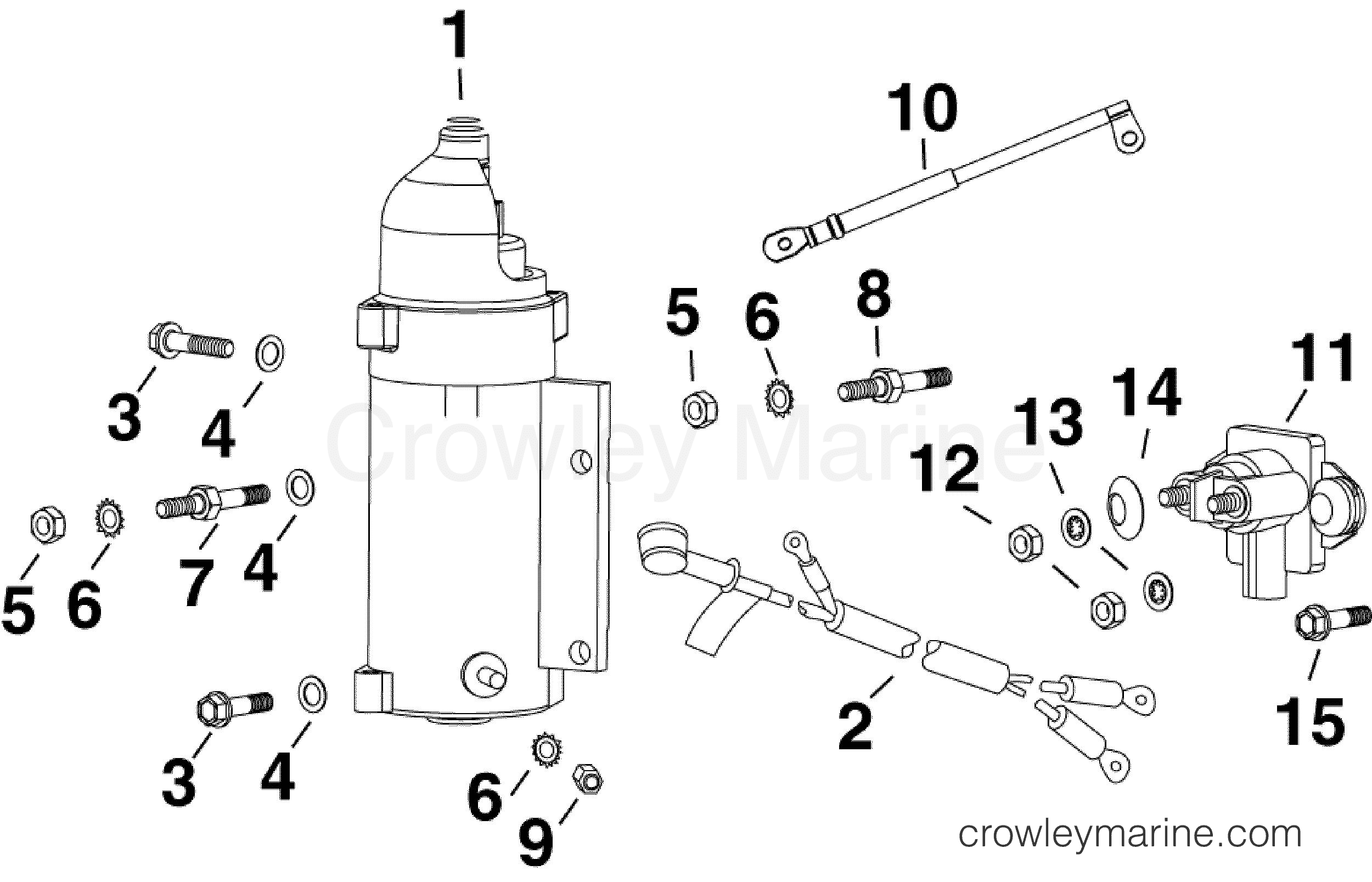 AA Outboard 90 - E90DPXAAA - ELECTRIC STARTER & SOLENOID