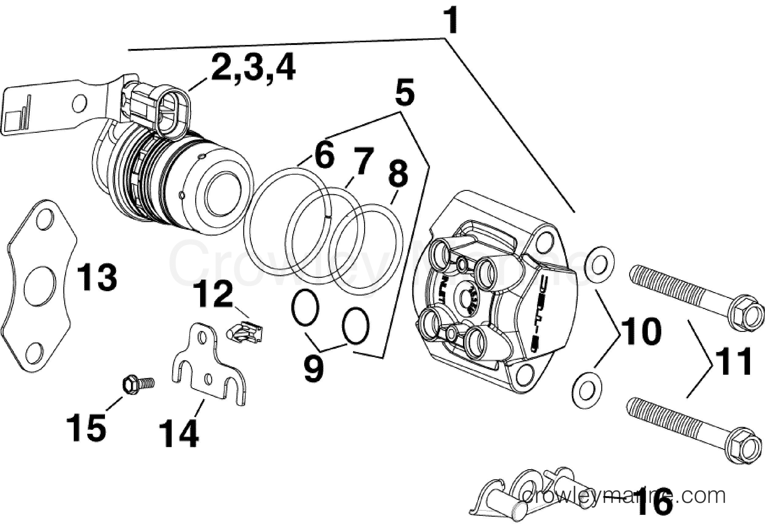 AA Outboard 130 - E130DPXAAA - FUEL INJECTOR