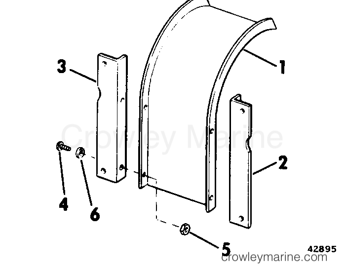 1979 Rigging Accessories - Miscellaneous - TOTE BRACKET ASSEMBLY 2