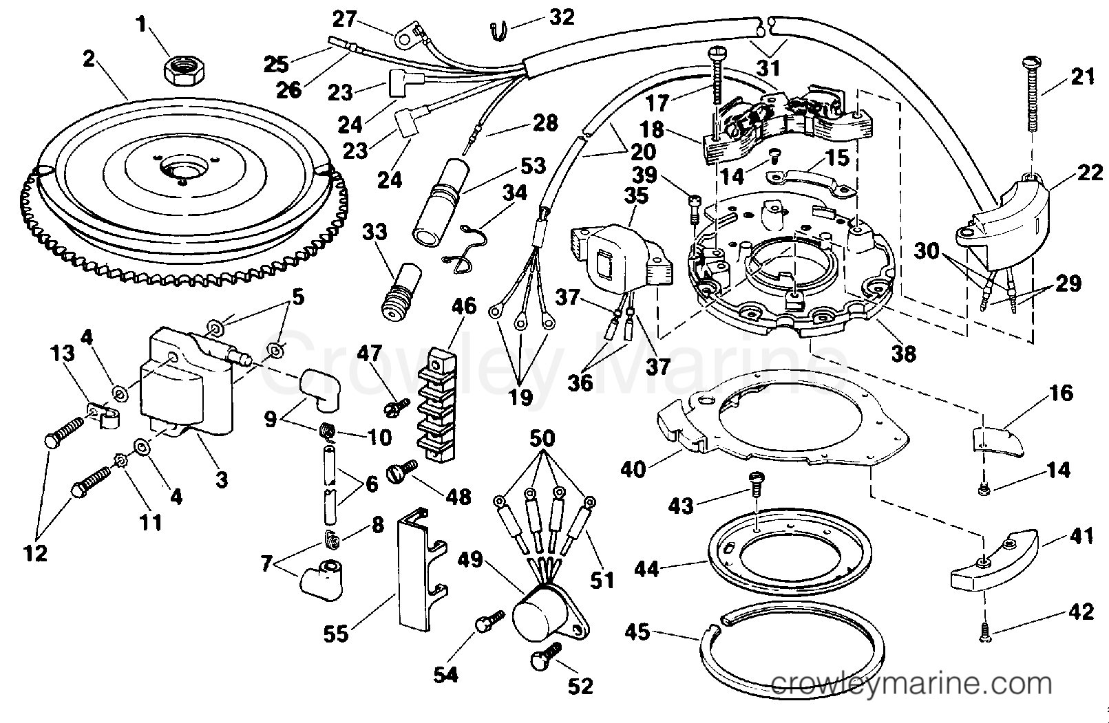 1990 Outboard 30 - J30TEESS - IGNITION