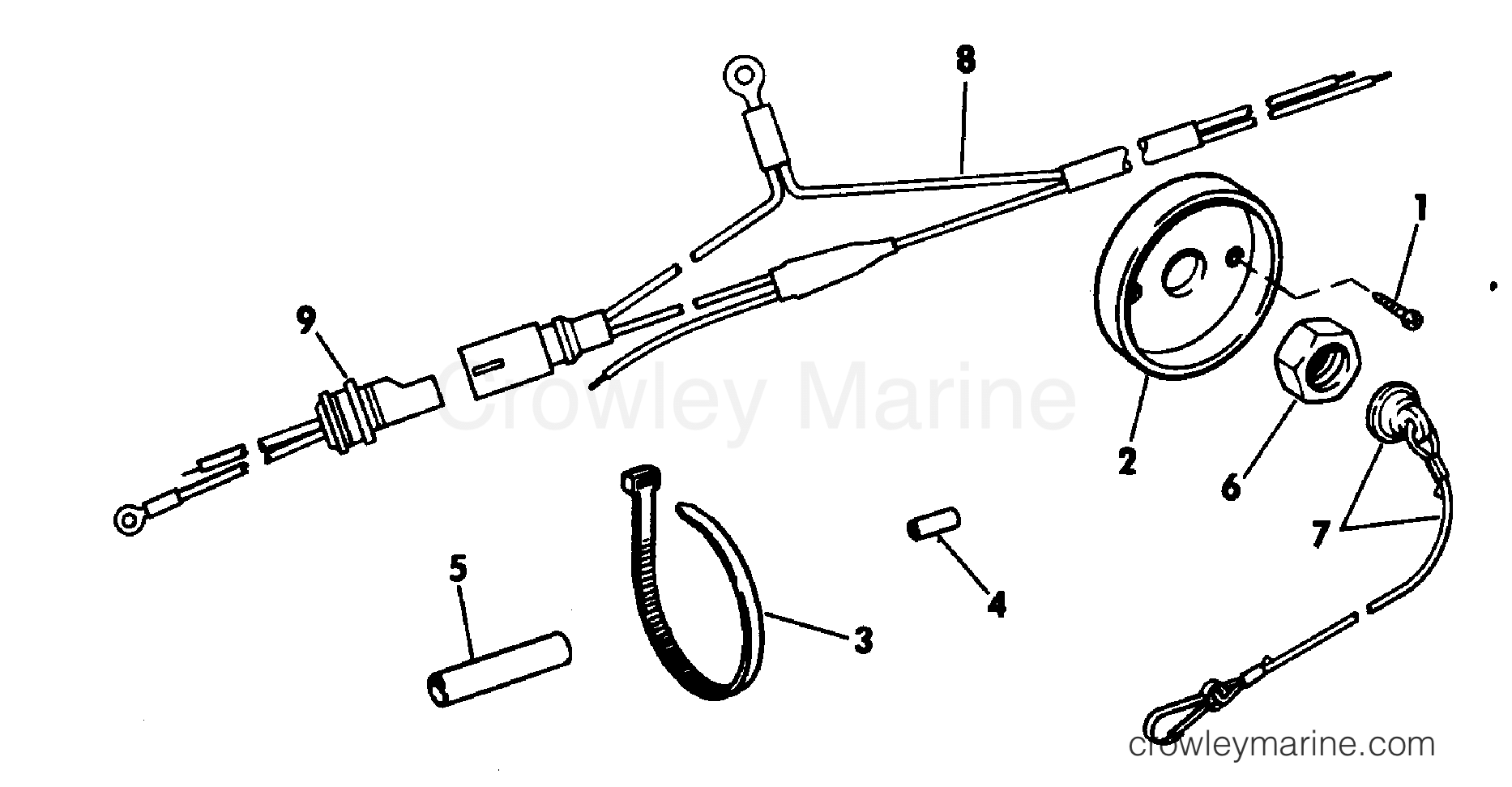 1983 Rigging Accessories - Electrical System - DASH MOUNT KIT 50 - V-6 ENGINES