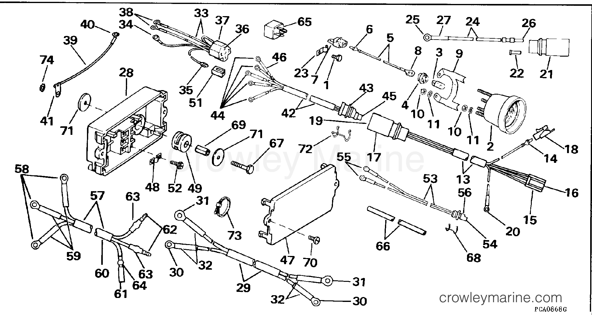 1994 Evinrude Outboards 100 - E100WTLERS POWER TRIM/TILT ELECTRICAL section